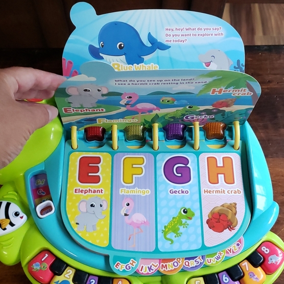 5X HOST PICK. Vtech Touch & Teach Sea Turtle - Picture 3 of 8
